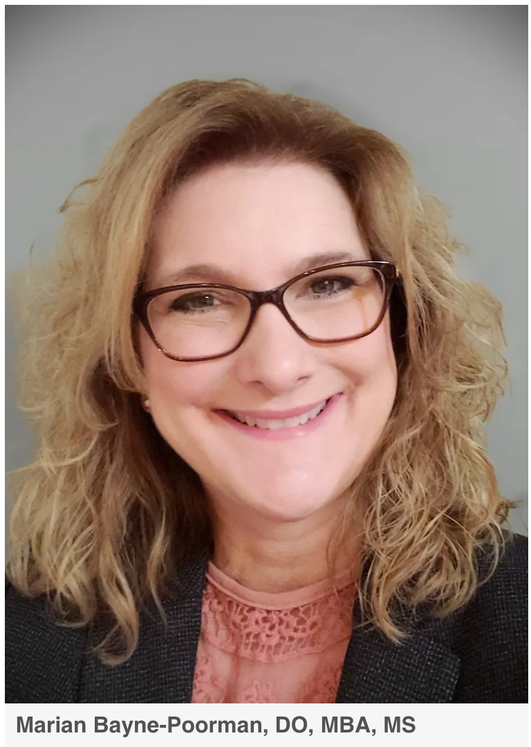 Marian Bayne-Poorman, Doctor of Osteopathic Medicine